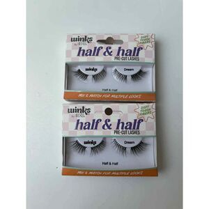 Winks by Ardell Half and Half Pre Cut Lashes in Dream Lot of 2